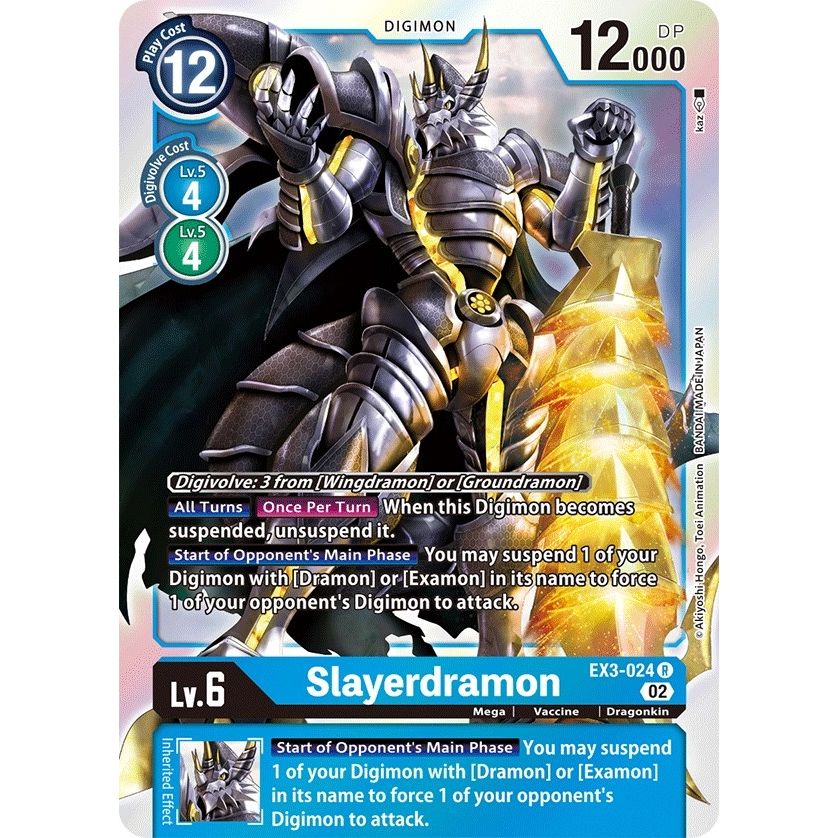Image for Slayerdramon (EX3-024 R) (EX03) - Digimon Card Game