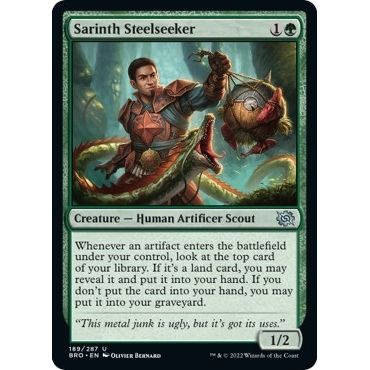Image for Sarinth Steelseeker (189) (BRO) - Magic: The Gathering