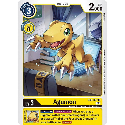 Image for Agumon (EX3-027 C) (EX03) - Digimon Card Game