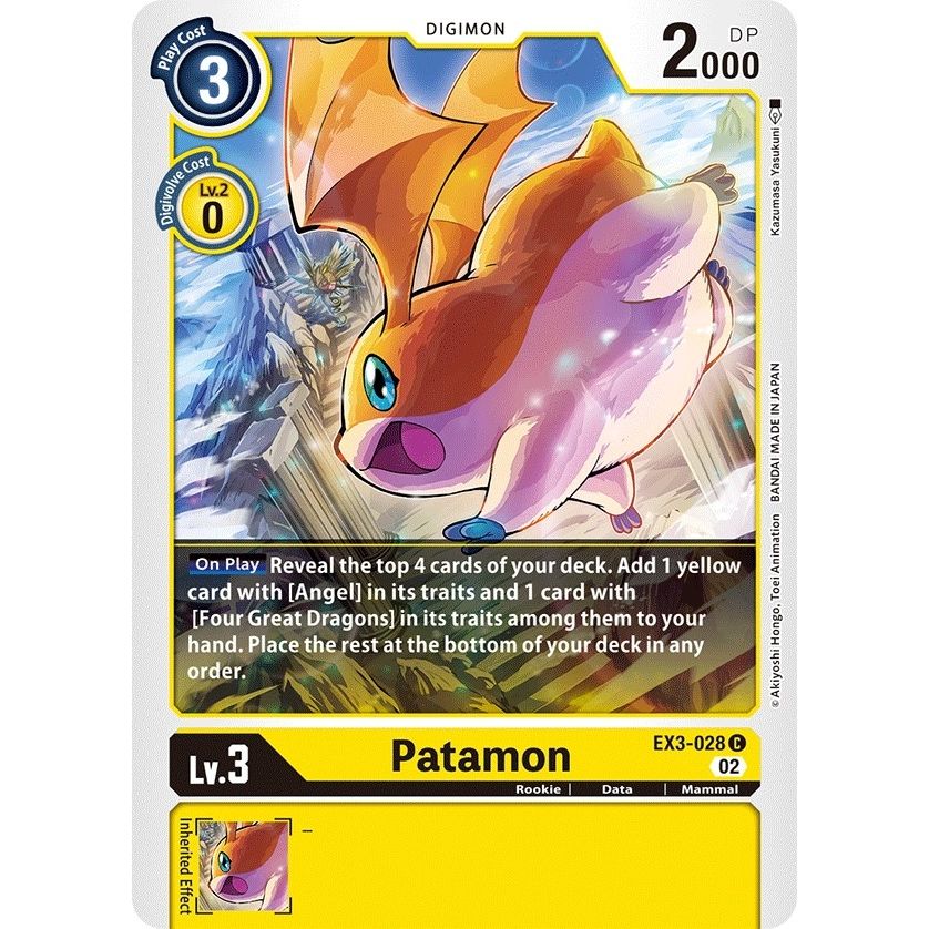 Image for Patamon (EX3-028 C) (EX03) - Digimon Card Game