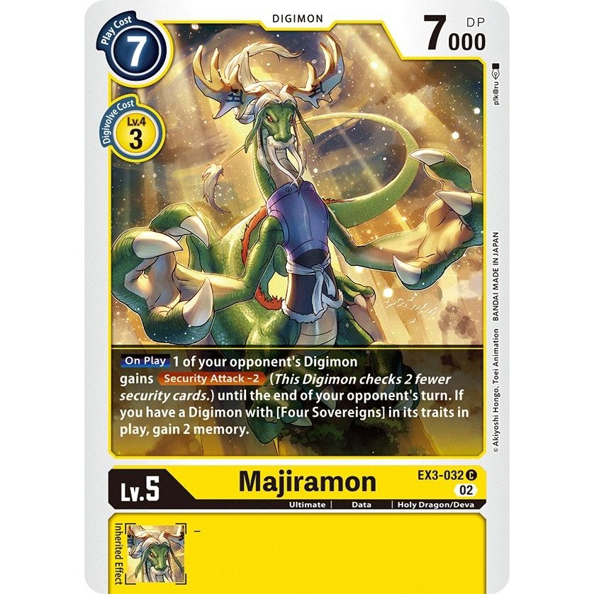 Image for Majiramon (EX3-032 C) (EX03) - Digimon Card Game