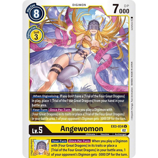 Image for Angewomon (EX3-034 U) (EX03) - Digimon Card Game
