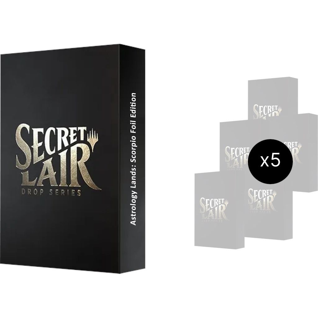 Image for Secret Lair Drop: Astrology Lands (Scorpio) Bundle - Traditional Foil Edition - Magic: The Gathering
