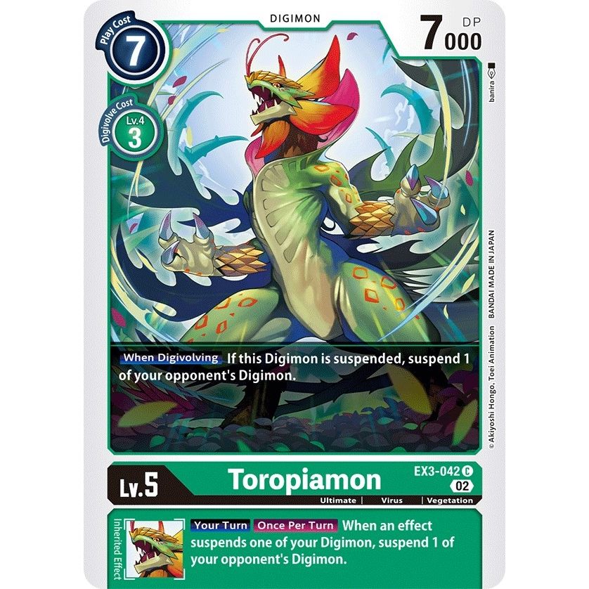 Image for Toropiamon (EX3-042 C) (EX03) - Digimon Card Game