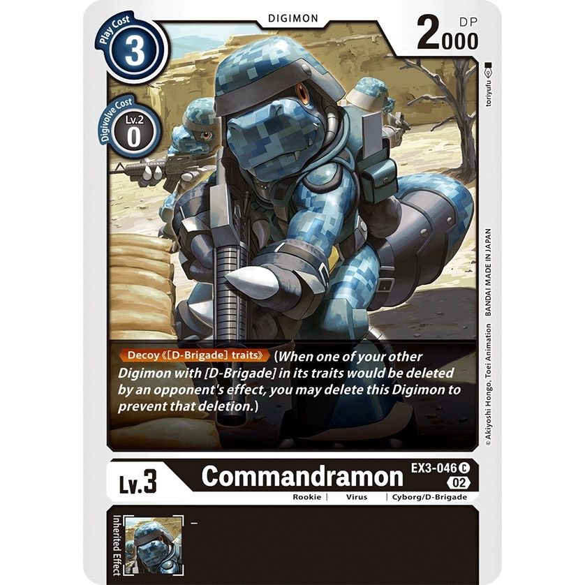 Image for Commandramon (EX3-046 C) (EX03) - Digimon Card Game
