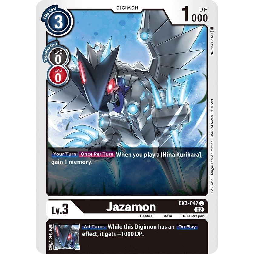 Image for Jazamon (EX3-047 U) (EX03) - Digimon Card Game