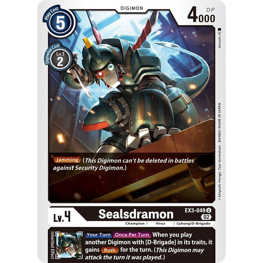 Image for Sealsdramon (EX3-049 U) (EX03) - Digimon Card Game