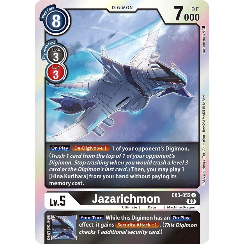 Image for Jazarichmon (EX3-052 R) (EX03) - Digimon Card Game