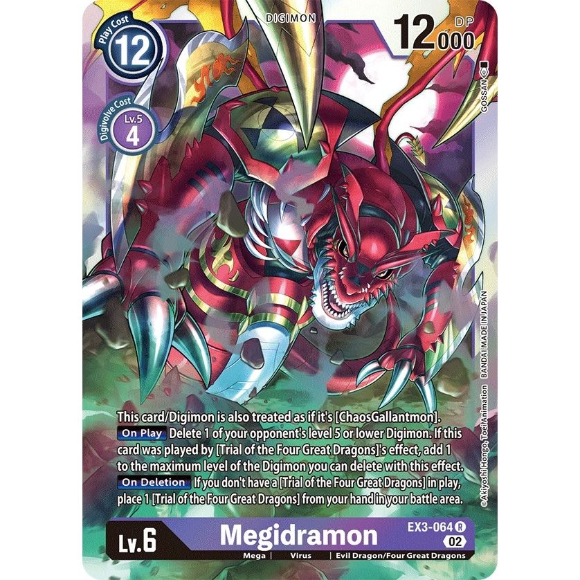 Image for Megidramon (EX3-064 R) (EX03) - Digimon Card Game