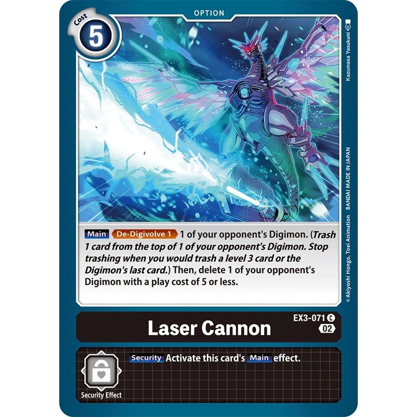 Image for Laser Cannon (EX3-071 C) (EX03) - Digimon Card Game