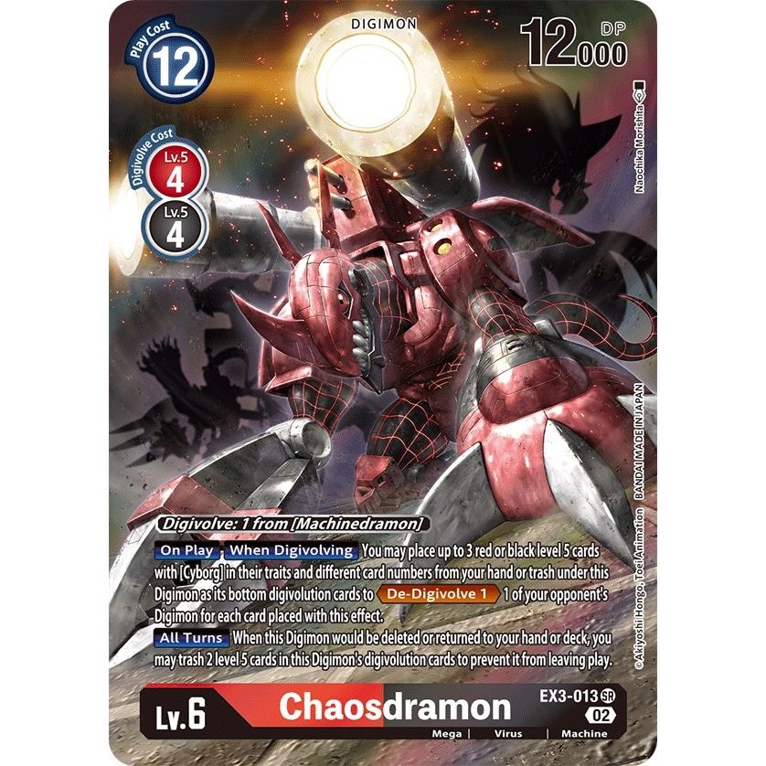 Image for Chaosdramon (Alternate Art) (EX3-013 SR) (EX03) - Digimon Card Game