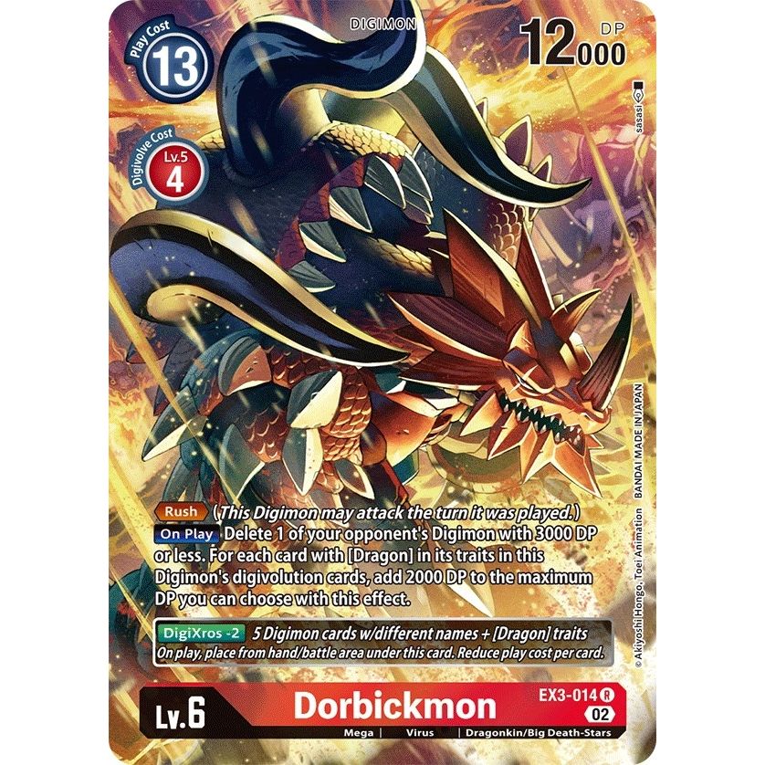 Image for Dorbickmon (Alternate Art) (EX3-014 R) (EX03) - Digimon Card Game