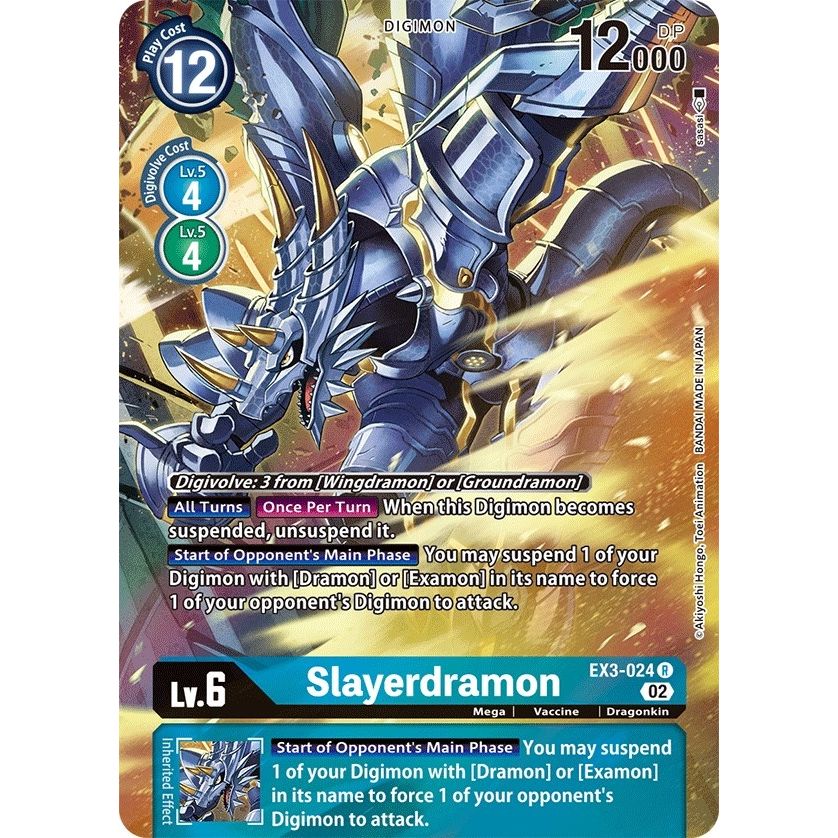 Image for Slayerdramon (Alternate Art) (EX3-024 R) (EX03) - Digimon Card Game
