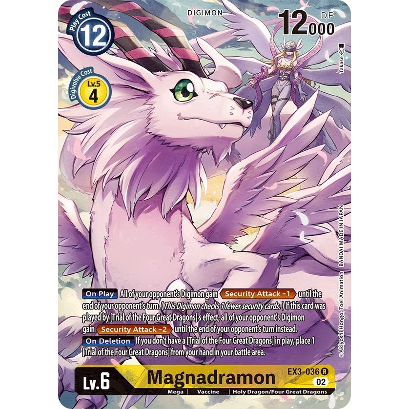 Image for Magnadramon (Alternate Art) (EX3-036 R) (EX03) - Digimon Card Game