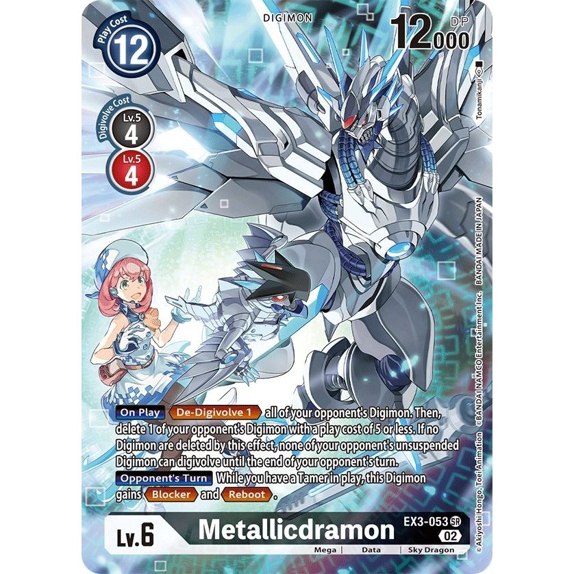 Image for Metallicdramon (Alternate Art) (EX3-053 SR) (EX03) - Digimon Card Game