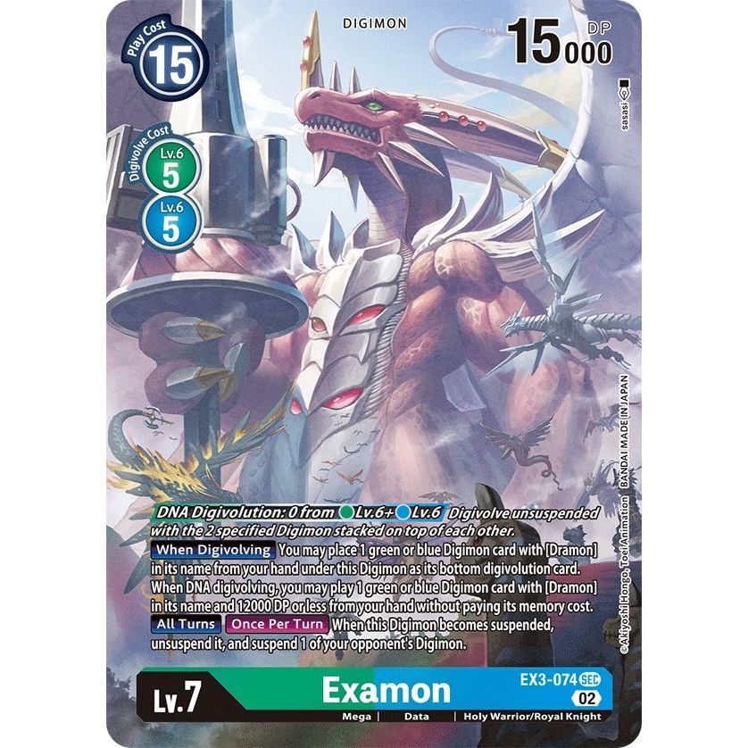 Image for Examon (Alternate Art) (EX3-074 SEC) (EX03) - Digimon Card Game