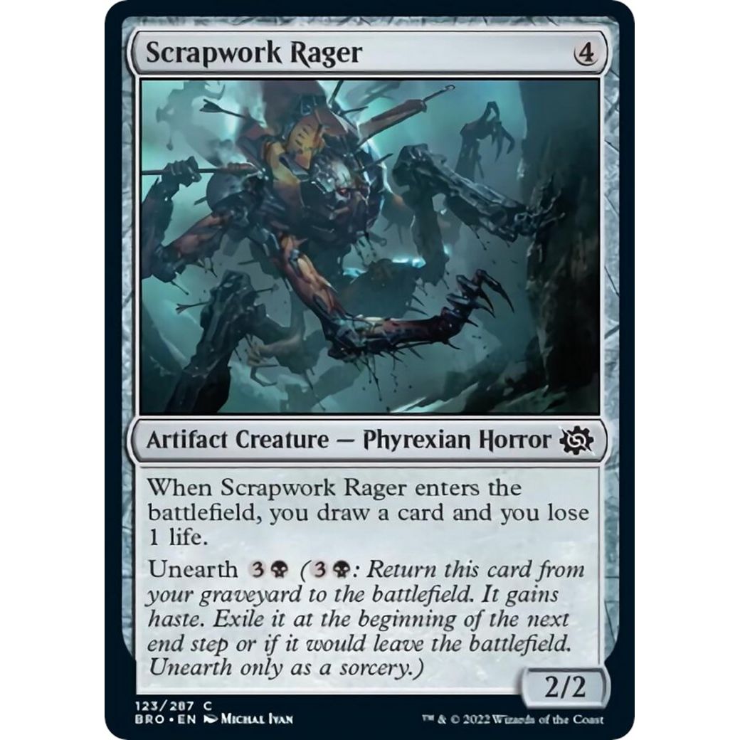 Image for Scrapwork Rager (123) (BRO) - Magic: The Gathering