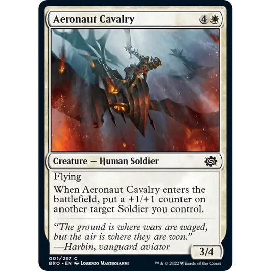 Image for Aeronaut Cavalry (1) (BRO) - Magic: The Gathering