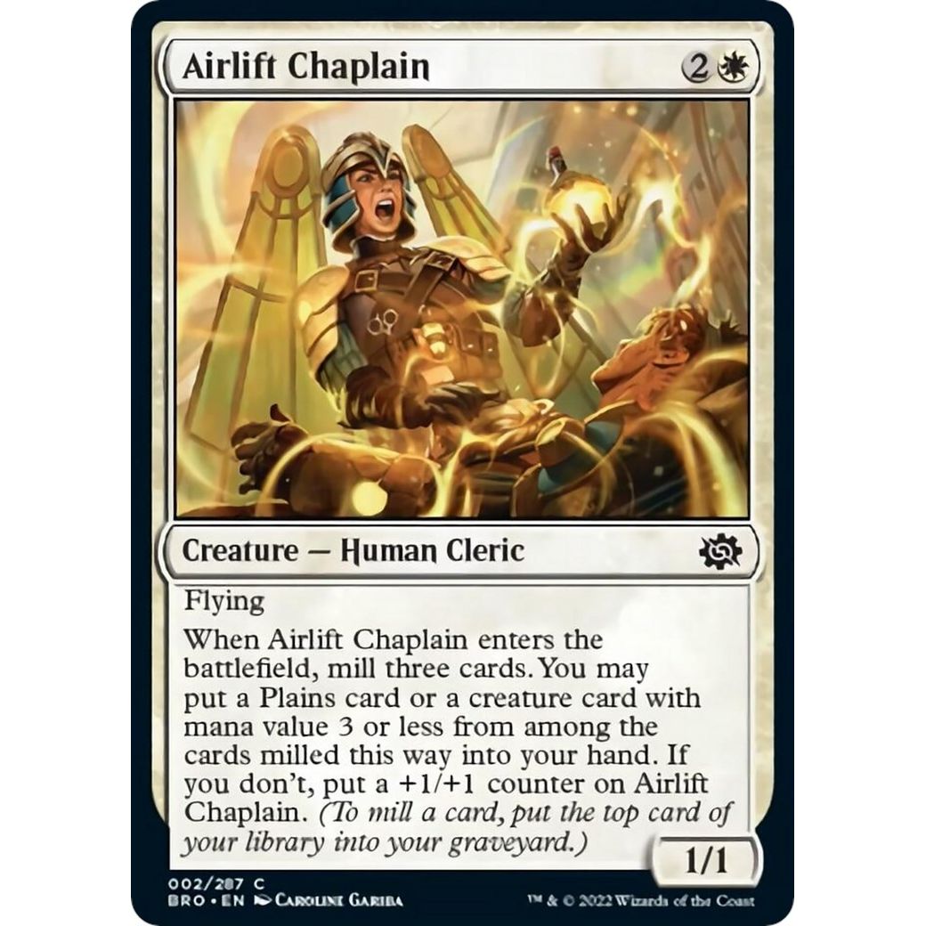 Image for Airlift Chaplain (2) (BRO) - Magic: The Gathering