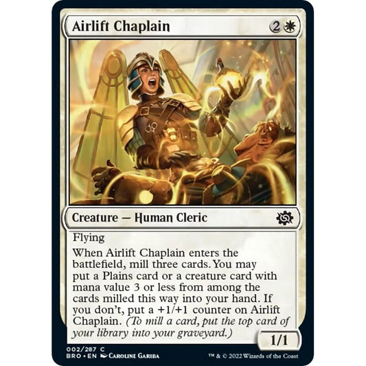 Image for Airlift Chaplain (2) (BRO) - Magic: The Gathering