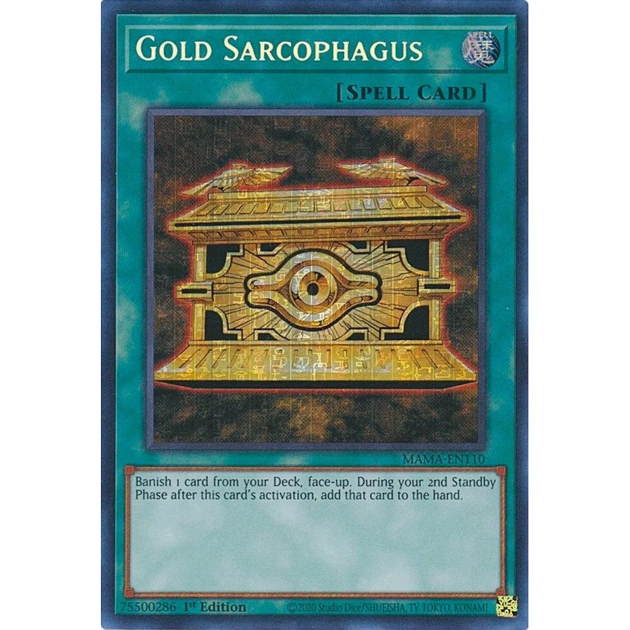 Image for Gold Sarcophagus (Secret Pharaoh's Rare) (MAMA-EN110) (MAMA) - YuGiOh
