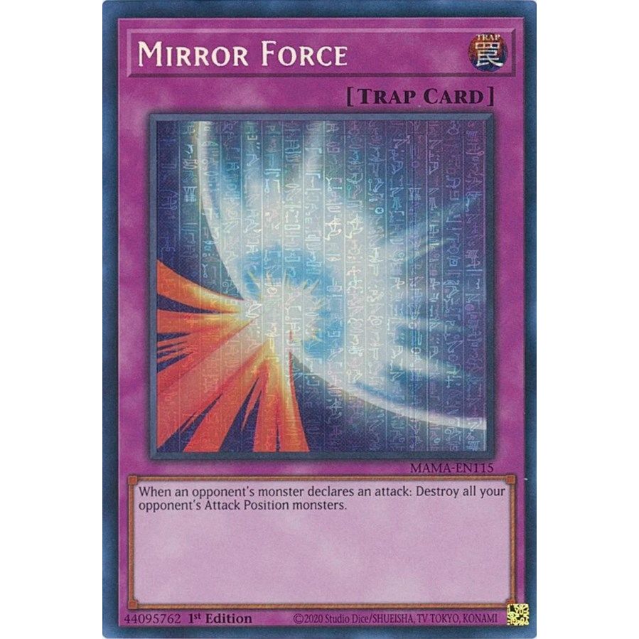 Image for Mirror Force (Secret Pharaoh's Rare) (MAMA-EN115) (MAMA) - YuGiOh