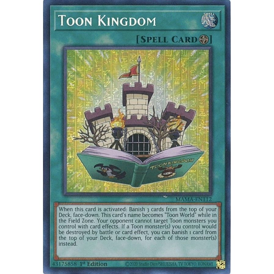 Image for Toon Kingdom (Secret Pharaoh's Rare) (MAMA-EN112) (MAMA) - YuGiOh