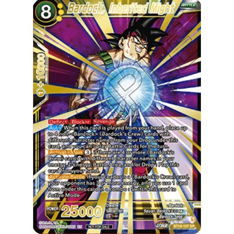 Image for Bardock, Inherited Might (Zenkai Cup 2022 Top 32) (BT18-107) (TPR) - Dragon Ball Super: Masters