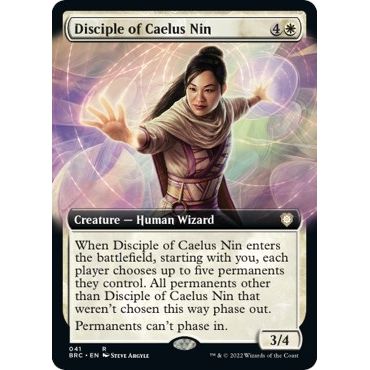 Image for Disciple of Caelus Nin (Extended Art) (41) (BRC) - Magic: The Gathering