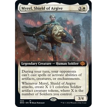 Image for Myrel, Shield of Argive (Extended Art) (305) (BRO) - Magic: The Gathering