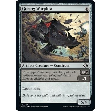 Image for Goring Warplow (120) (BRO) - Magic: The Gathering
