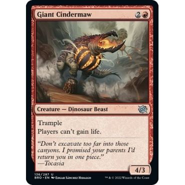 Image for Giant Cindermaw (136) (BRO) - Magic: The Gathering