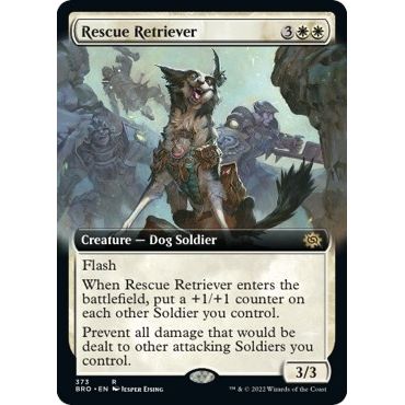 Image for Rescue Retriever (Extended Art) (373) (BRO) - Magic: The Gathering