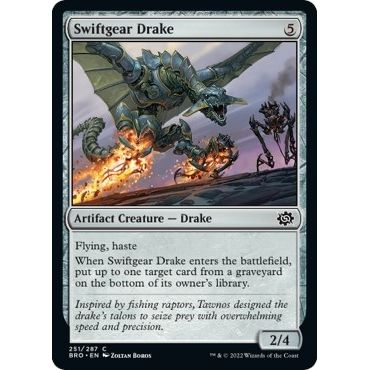 Image for Swiftgear Drake (251) (BRO) - Magic: The Gathering