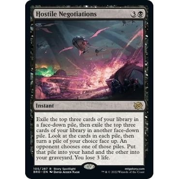 Image for Hostile Negotiations (105) (BRO) - Magic: The Gathering