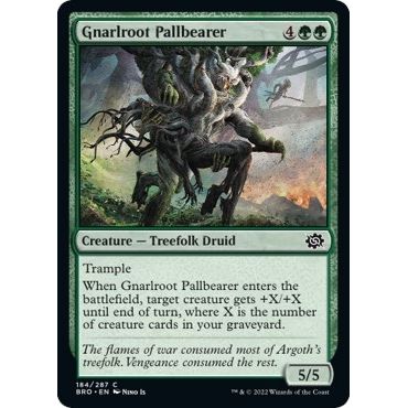 Image for Gnarlroot Pallbearer (184) (BRO) - Magic: The Gathering