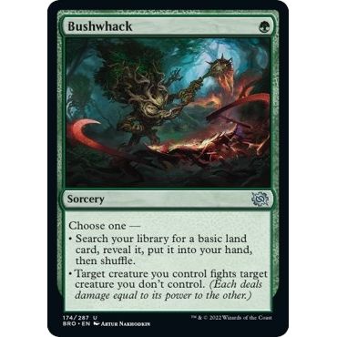Image for Bushwhack (174) (BRO) - Magic: The Gathering