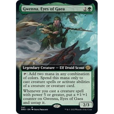 Image for Gwenna, Eyes of Gaea (Extended Art) (347) (BRO) - Magic: The Gathering