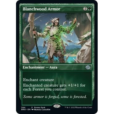 Image for Blanchwood Armor (384) (PPBRO) - Magic: The Gathering