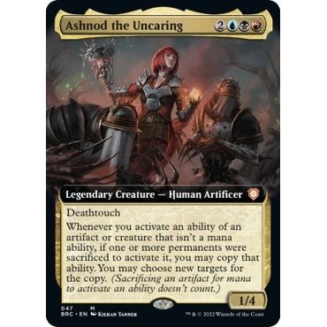 Image for Ashnod the Uncaring (Extended Art) (47) (BRC) - Magic: The Gathering