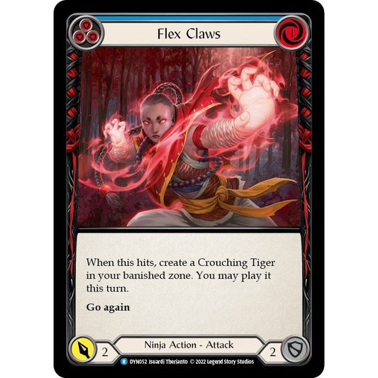 Image for Flex Claws (Blue) (DYN052) (DYN) - Flesh and Blood TCG