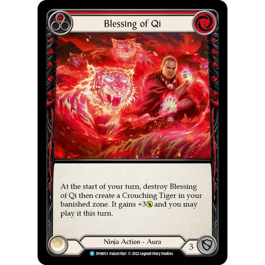Image for Blessing of Qi (Red) (DYN053) (DYN) - Flesh and Blood TCG
