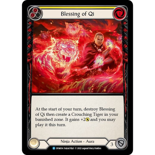 Image for Blessing of Qi (Yellow) (DYN054) (DYN) - Flesh and Blood TCG