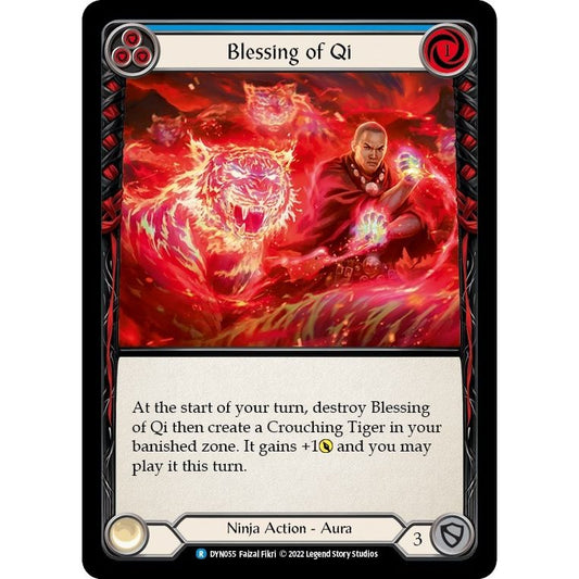 Image for Blessing of Qi (Blue) (DYN055) (DYN) - Flesh and Blood TCG