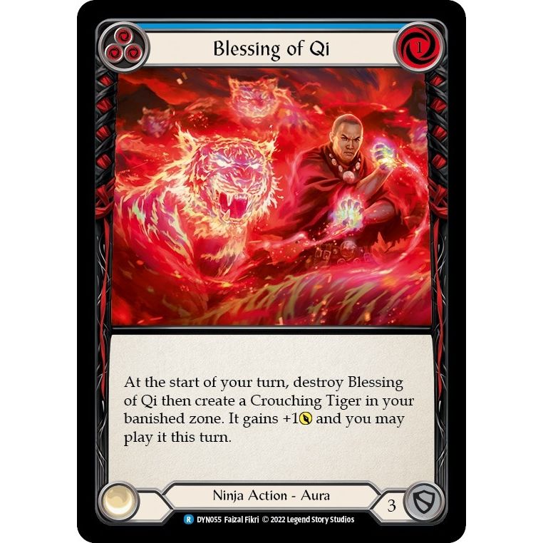 Image for Blessing of Qi (Blue) (DYN055) (DYN) - Flesh and Blood TCG