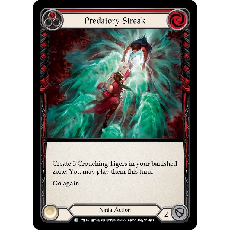Image for Predatory Streak (Red) (DYN062) (DYN) - Flesh and Blood TCG