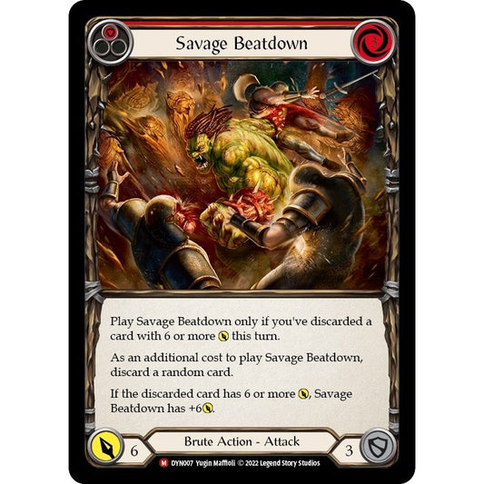 Image for Savage Beatdown (DYN007) (DYN) - Flesh and Blood TCG
