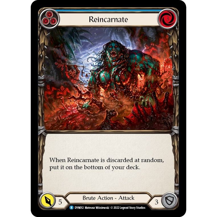 Image for Reincarnate (Blue) (DYN012) (DYN) - Flesh and Blood TCG