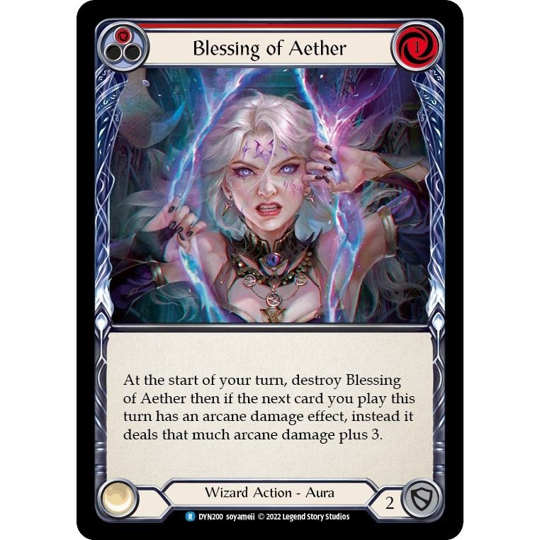 Image for Blessing of Aether (Red) (DYN200) (DYN) - Flesh and Blood TCG