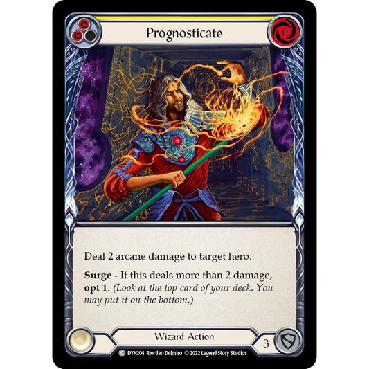 Image for Prognosticate (Yellow) (DYN204) (DYN) - Flesh and Blood TCG